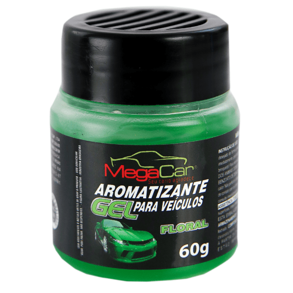 MEGACAR AROMATIZANTE EM GEL FLORAL 60G