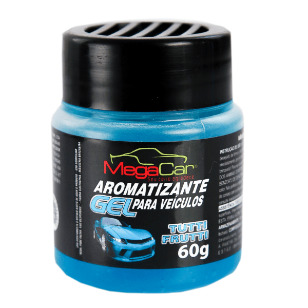 MEGACAR AROMATIZANTE EM GEL TUTTI-FRUT 60G