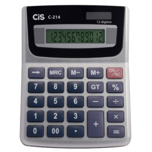 CALCULADORA DE MESA CIS COM 214 UNIDADES