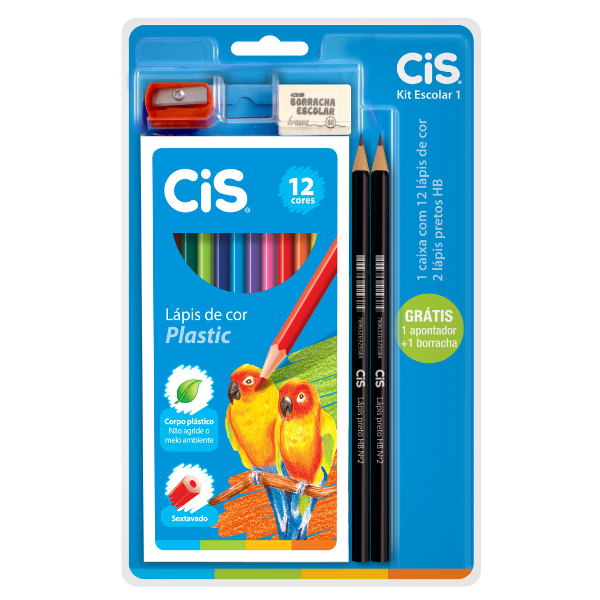 KIT CIS ESCOLAR 1 COM 5 PEÇAS
