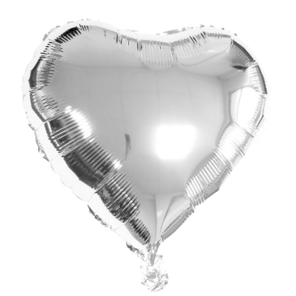 BALÃO GALA CORAÇÃO 8` 20CM METALICO PACOTE COM 3