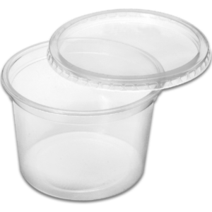 KIT POTE PLASZOM 500ML PRT- 530 SOBRETAMPAMPA TRANSPARENTE COM 25