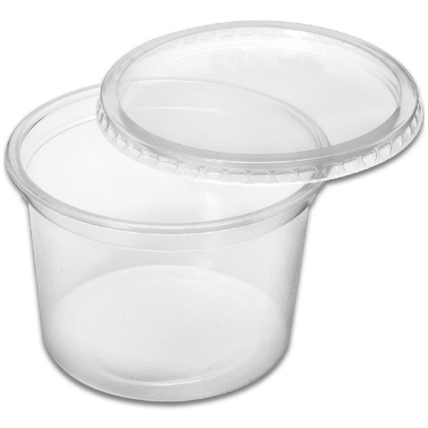 KIT POTE PLASZOM 500ML COM TAMPA C/25