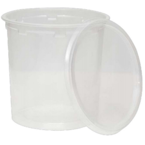 KIT POTE PLASZOM 1500ML PRT-1500 TL TRANSPARENTE COM 15