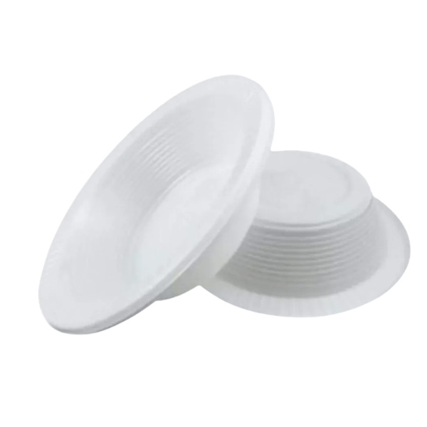 PRATO PS COPOZAN FUNDO 15CM BRANCO COM 10