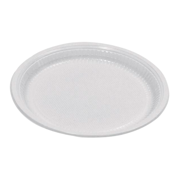 PRATO PS COPOZAN RASO 15CM BRANCO COM 10