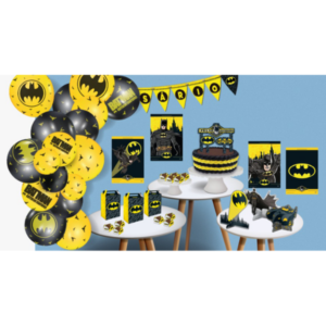 KIT BOLINHO FESTCOLOR BATMAN GEEK COM 7 PEÇAS
