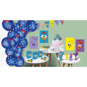 KIT BOLINHO FESTCOLOR GALINHA PINTADINHA COM 7 PEÇAS