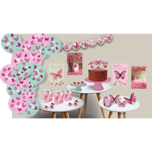 KIT BOLINHO FESTCOLOR JARDIM BORBOLETA COM 7 PEÇAS