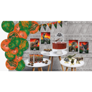 KIT BOLINHO FESTCOLOR JURASSIC WORLD COM 7 PEÇAS