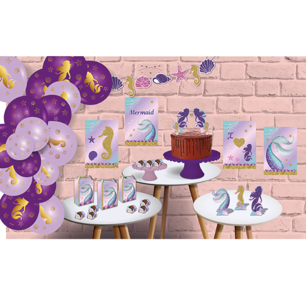 KIT BOLINHO FESTCOLOR SEREIA COM 7 PEÇAS