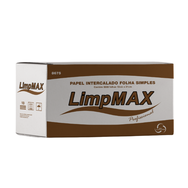 PAPEL GUARDANAPO CAI CAI LIMPMAX 10X21 FOLHA SIMPLES COM 5000