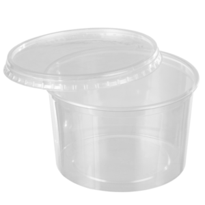 KIT POTE COPOZAN 1000ML SOBRETAMPA TRANSPARENTE COM 25