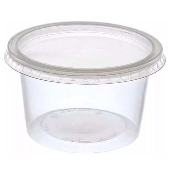 KIT POTE COPOZAN 250ML SOBRETAMPA TRANSPARENTE COM 25