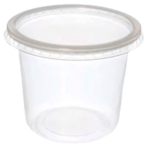 KIT POTE COPOZAN 380ML SOBRETAMPA TRANSPARENTE COM 25