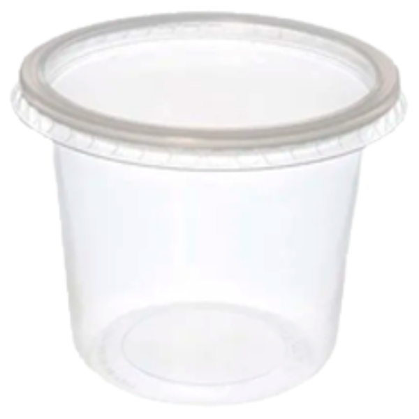 KIT POTE COPOZAN 380ML SOBRETAMPA TRANSPARENTE COM 25
