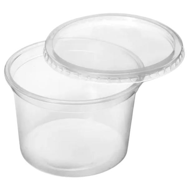 KIT POTE COPOZAN 1800ML SOBRETAMPA TRANSPARENTE COM 25