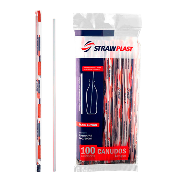 CANUDO STRAWPLAST 5X260 B/V CS316 LONGO SACHÊ 100
