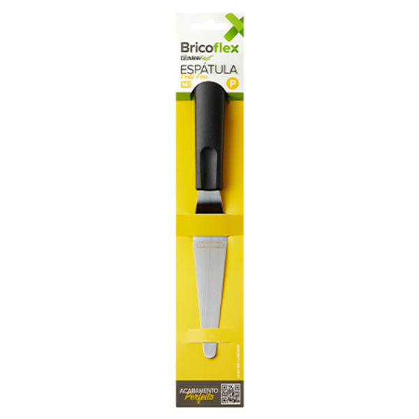 ESPATULA BRICOFLEX INOX ANGULAR PONTA FINA 14CM