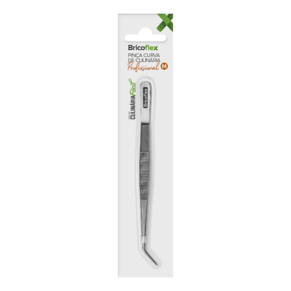 PINÇA CULINARIA METALICA BRICOFLEX CURVA UNIDADE