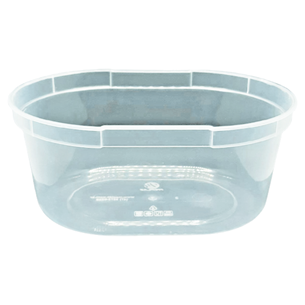 POTE PARA SORVETE MEPLAS OVAL 1,5L TRANSPARENTE SEM TAMPA COM 25