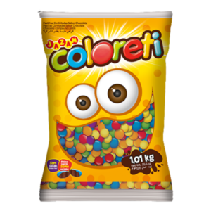 PASTILHA DE CHOCOLATE COLORETI 1KG