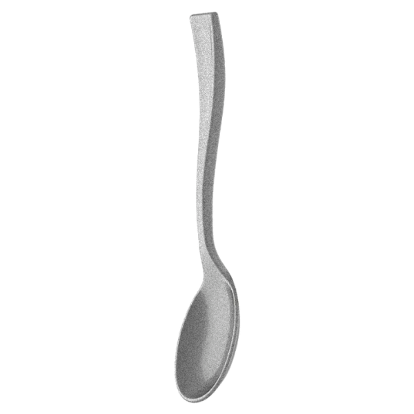 COLHER PLASTILÂNIA  SOBREMESA AMERICANA PRATA COM 20