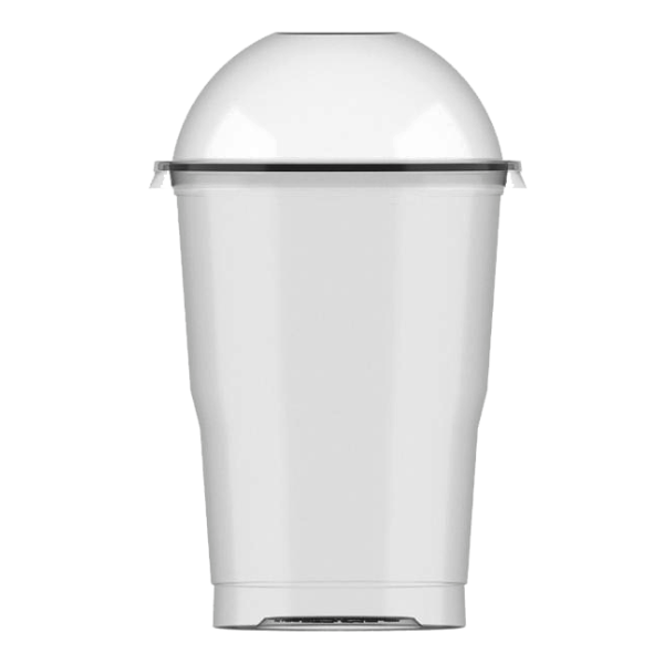 COPO PS PLASTILANIA CRYSTAL B.COM TAMPA BOLHA 250ML COM 20