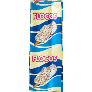 SAQUINHO BOPP RIACHO PARA PICOLÉ FLOCOS COM 200G