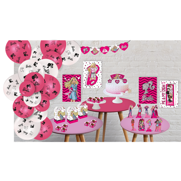 KIT BOLINHO FESTCOLOR BARBIE COM 7 PEÇAS