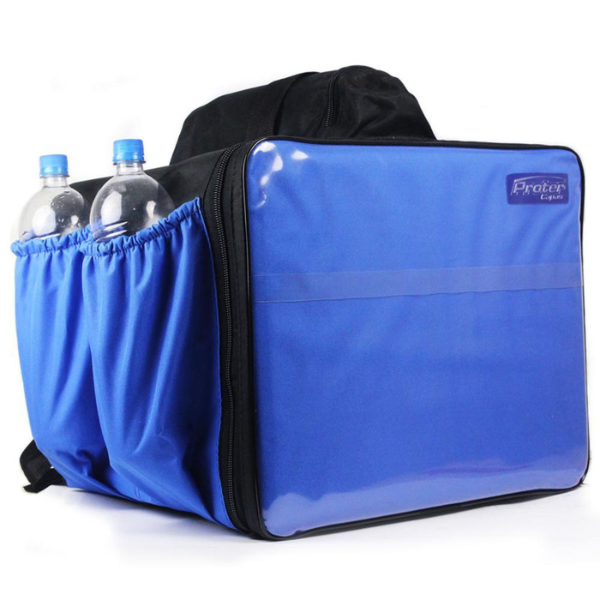 MOCHILA TÉRMICA BOLSO PIZZA AZUL 45L UNIDADE