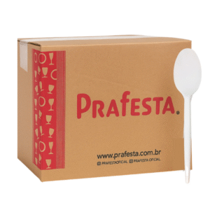 COLHER PRAFESTA REFEIÇÃO BRANCA COM 1000