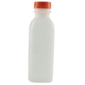 GARRAFINHA 1000ML (1L) COM TAMPA LARANJA COM 50