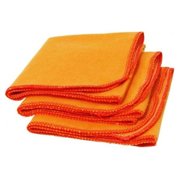 FLANELA ENCOPA LARANJA 28CMX48CM COM 12