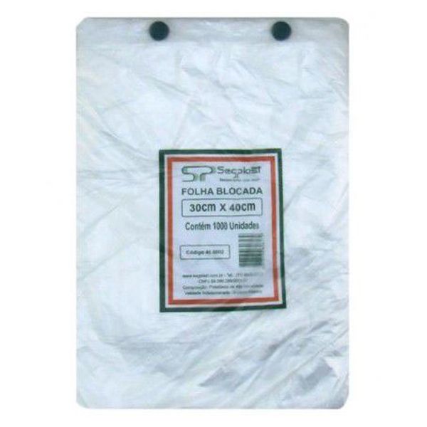 FOLHA BLOCADA 30X40 SEGPLAST COM 1000