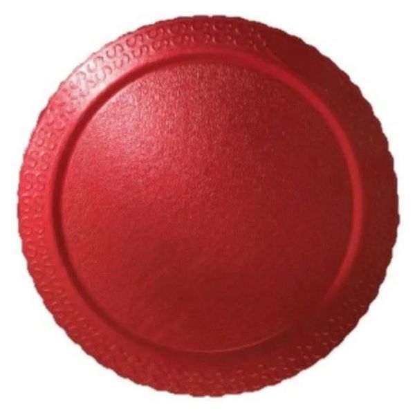 BANDEJA PAP.CAKE BOARD 26CM VERMELHO - UND