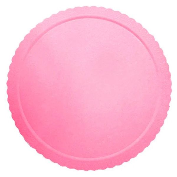 BANDEJA PAPEL CAKE BOARD 35CM ROSA - UNIDADE