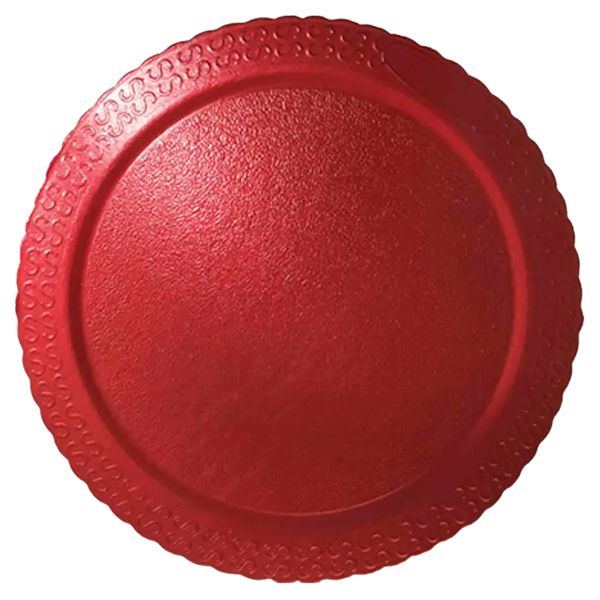 BANDEJA PAPEL CAKE BOARD 38CM VERMELHO - UNIDADE