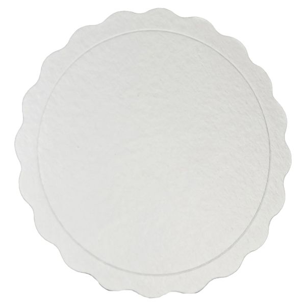 BANDEJA PAPEL CAKE BOARD 38CM BRANCO - UNIDADE
