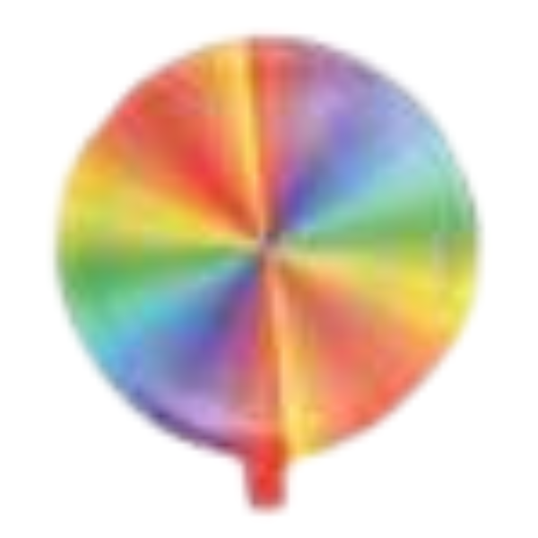 BALÃO GOLDEN FESTA PERSONALIZE 18` RAINBOW COM 1