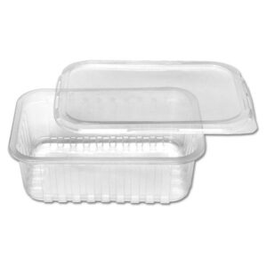 KIT POTE CRISTALCOPO RETANGULAR 1000ML COM 25