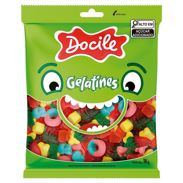GELATINES DOCILE MIX DIVERTIDO 1KG