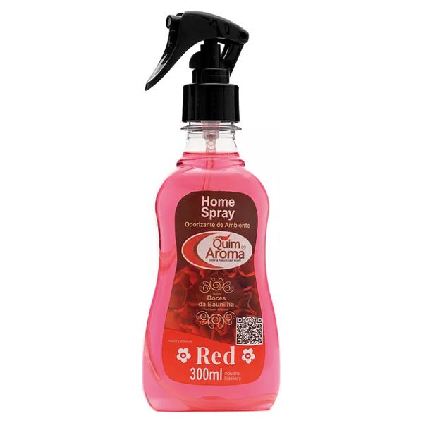 ODORIZANTE QUIM AROMA HOME SPRAY RED 300ML