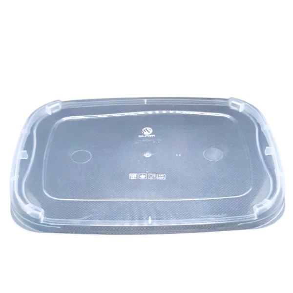 TAMPA MEPLAS POTE SORVETE RETANGULAR ALTO 1,5L TRANSPARENTE COM 25