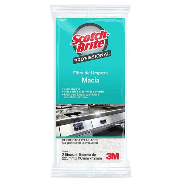 FIBRA ABRASIVA 3M SCOTCH BRITE MACIA COM 2
