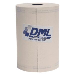 BOBINA PAPEL DML 57X40M TÉRMICO BRANCA COM 30