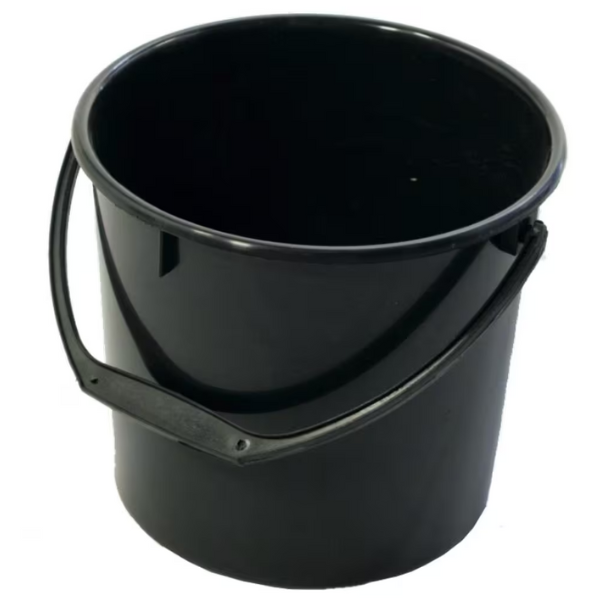 BALDE PLÁSTICO LIMPEZA MODERNA ECO 20L PRETO UNIDADE
