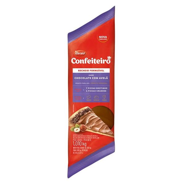 RECHEIO CONFEIPOP FORNEÁVEL PIZZA AVELÃ 1,01KG