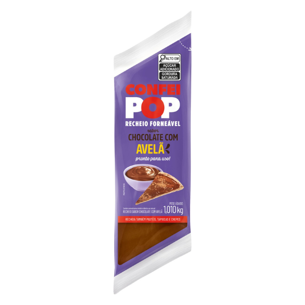 RECHEIO CONFEIPOP FORNEÁVEL PIZZA AVELÃ 1,01KG