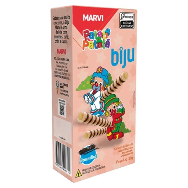 ROLO WAFFER MARVI BIJU PATATI BAUNILHA 30G